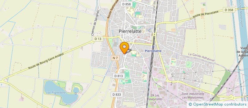 localisation de l'entreprise SCI RTC à PIERRELATTE