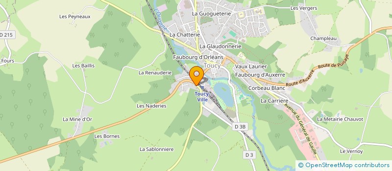 localisation de l'entreprise SCI RTE DE FONTAINES à TOUCY
