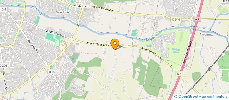 localisation de l'entreprise SCI RTE ESPELUCHE à MONTELIMAR