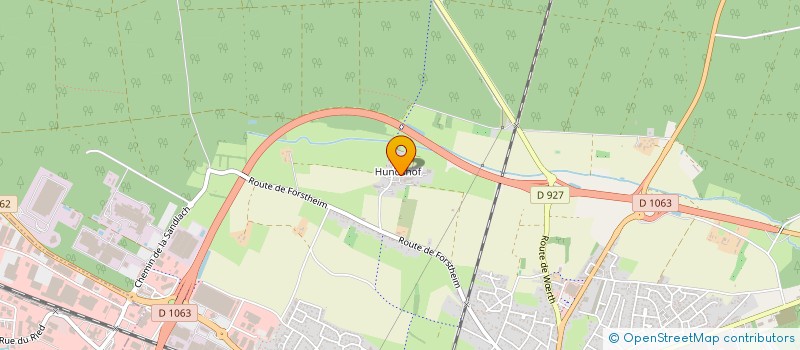 localisation de l'entreprise SCI RTI  HAGUENAU