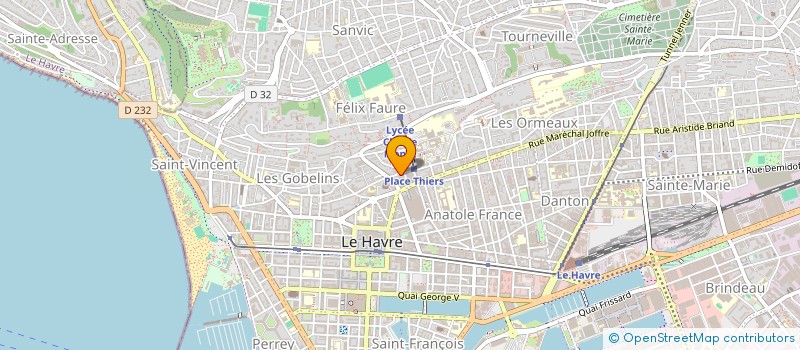 localisation de l'entreprise SCI RTLAD à LE HAVRE