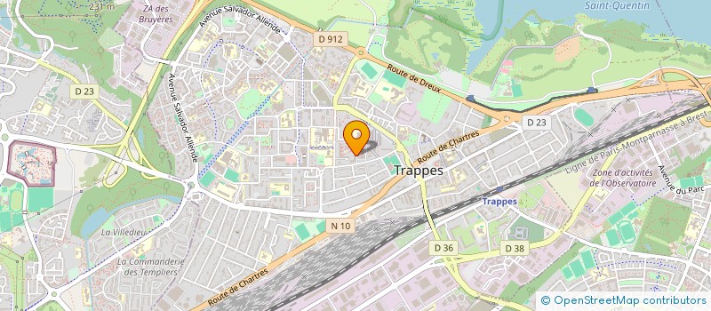 localisation de l'entreprise SCI RTMA  TRAPPES