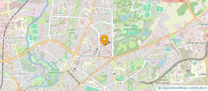 localisation de l'entreprise SCI RTP  RENNES
