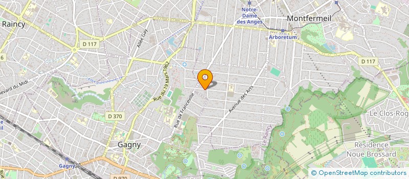 localisation de l'entreprise SCI RTRH à MONTFERMEIL