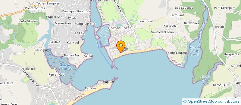 localisation de l'entreprise SCI RUA HATU  LA FORET-FOUESNANT