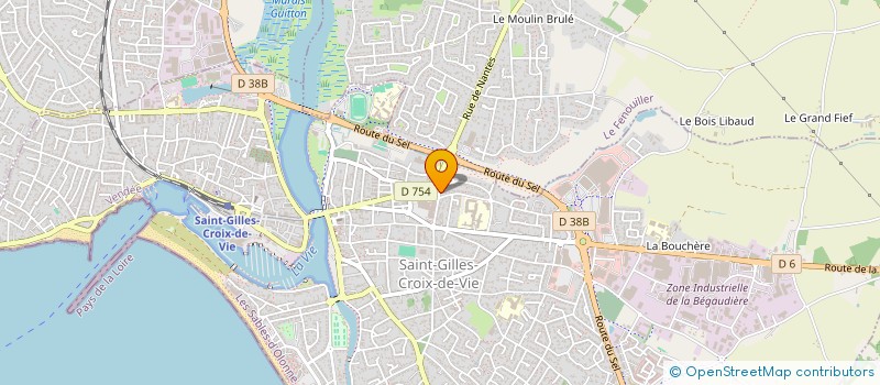 localisation de l'entreprise SCI RUAU-VIOLLEAU à SAINT-GILLES-CROIX-DE-VIE