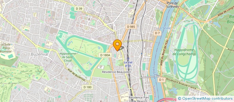 localisation de l'entreprise SCI RUBANOFF à SAINT-CLOUD