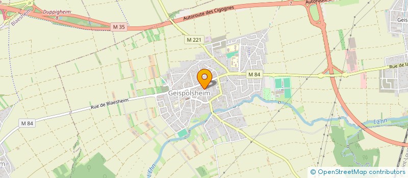 localisation de l'entreprise SCI RUBART  GEISPOLSHEIM