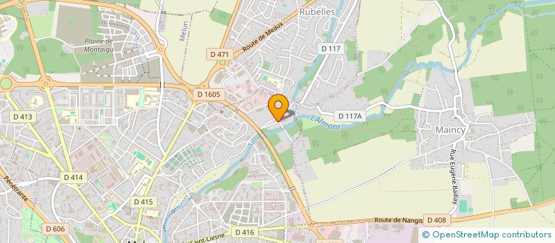 localisation de l'entreprise SCI RUBELLES à MELUN