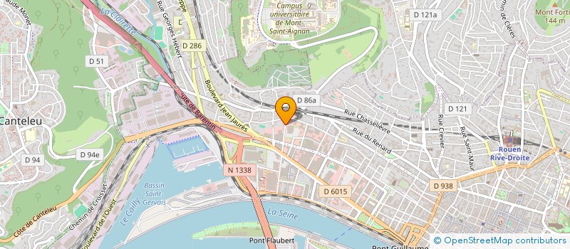 localisation de l'entreprise SCI RUBEN à ROUEN