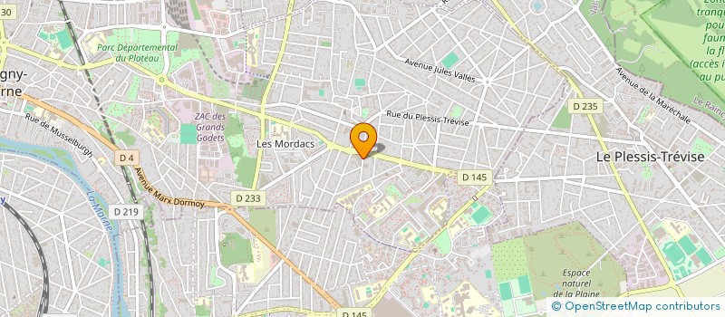 localisation de l'entreprise SCI RUBEN  CHAMPIGNY-SUR-MARNE