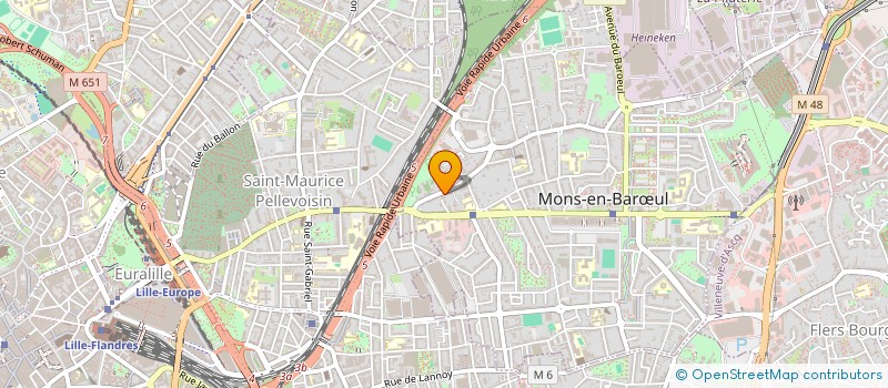 localisation de l'entreprise SCI RUBENS 4  MONS-EN-BARUL