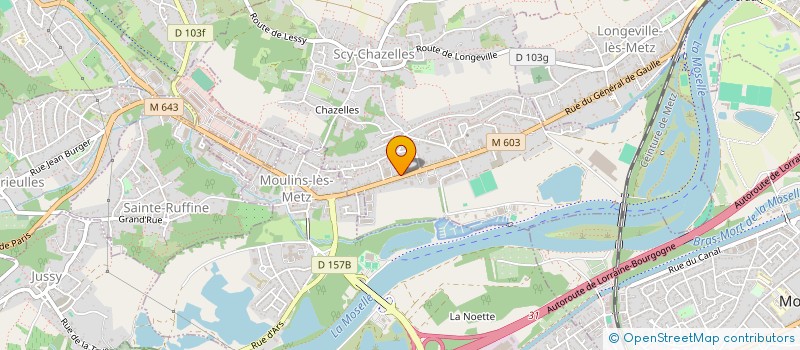 localisation de l'entreprise SCI RUBERT  SCY-CHAZELLES