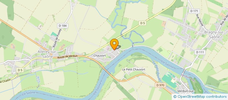 localisation de l'entreprise SCI RUBEY-MUSSOT  ALLEREY-SUR-SAONE