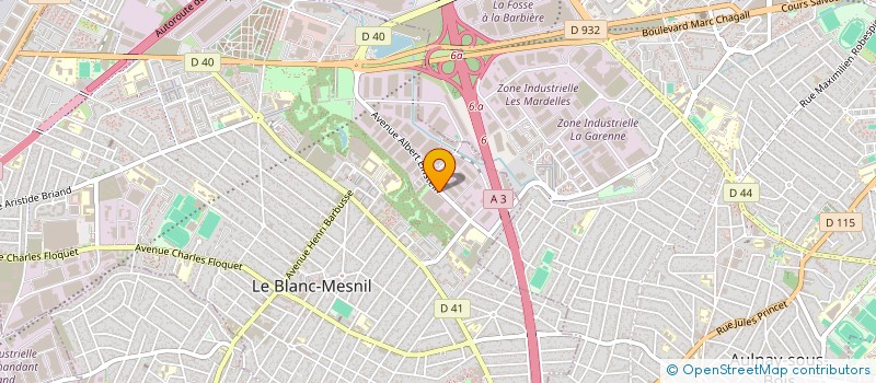 localisation de l'entreprise SCI RUBEYTAN à LE BLANC-MESNIL