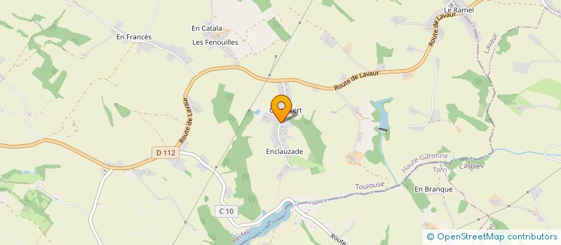 localisation de l'entreprise SCI RUBHEL  VERFEIL