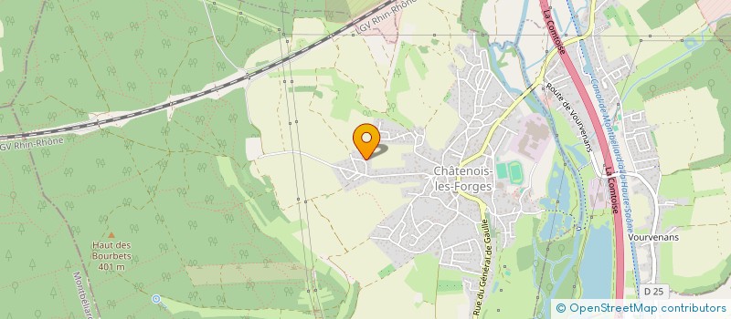 localisation de l'entreprise SCI RUBIA  CHATENOIS-LES-FORGES