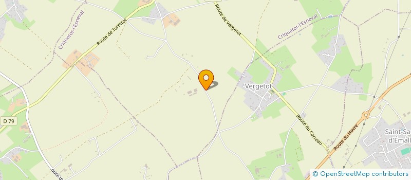 localisation de l'entreprise SCI RUBIMMO  CRIQUETOT-L'ESNEVAL