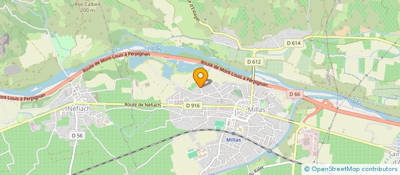 localisation de l'entreprise SCI RUBIO  MILLAS