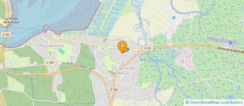 localisation de l'entreprise SCI RUBIO  LA BARRE-DE-MONTS