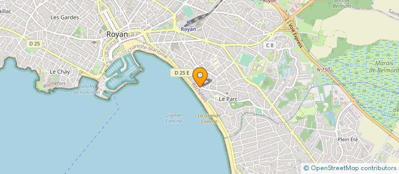 localisation de l'entreprise SCI RUBIS à ROYAN