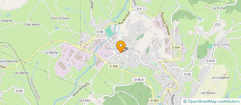 localisation de l'entreprise SCI RUBIS  COURS