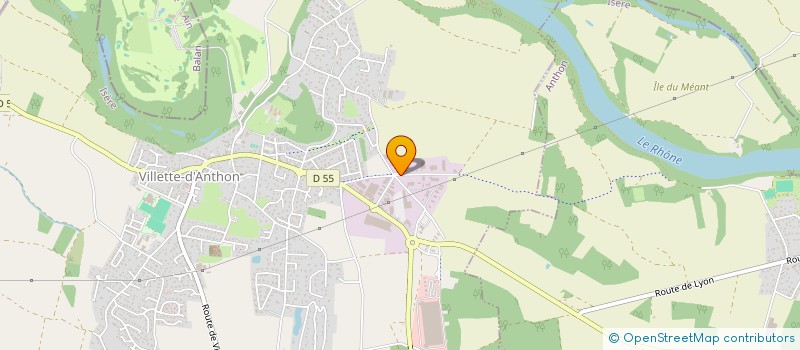 localisation de l'entreprise SCI RUBIS  VILLETTE-D'ANTHON