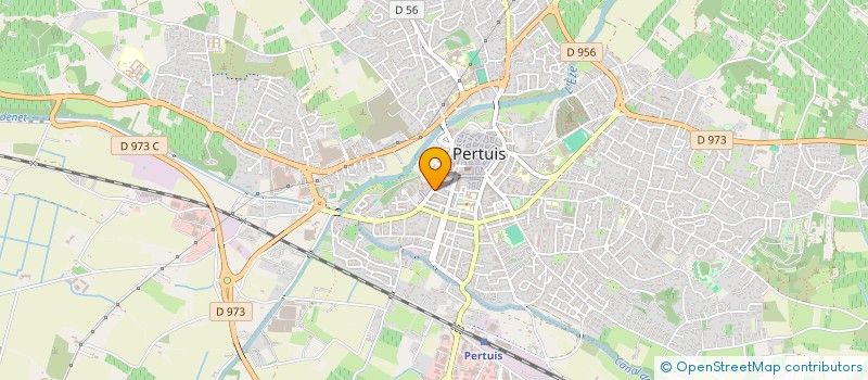 localisation de l'entreprise SCI RUBIS  PERTUIS