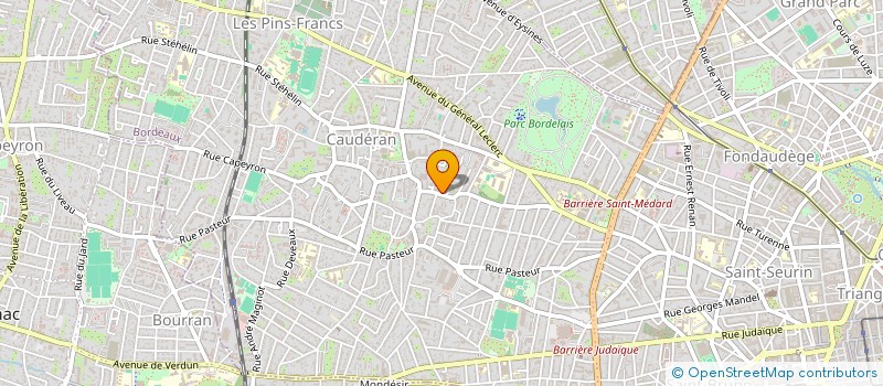 localisation de l'entreprise SCI RUBIS  BORDEAUX