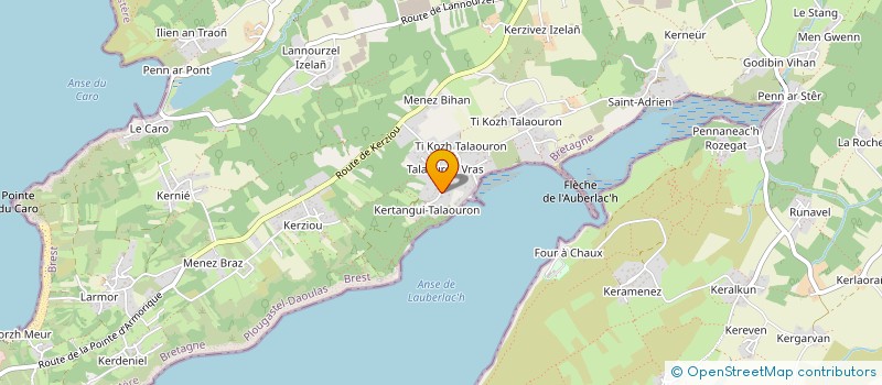 localisation de l'entreprise SCI RUBIS  PLOUGASTEL-DAOULAS