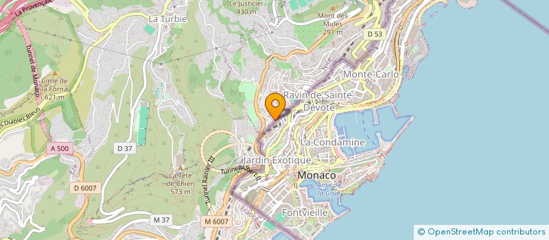 localisation de l'entreprise SCI RUBIS  BEAUSOLEIL