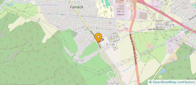 localisation de l'entreprise SCI RUBIS  FAMECK