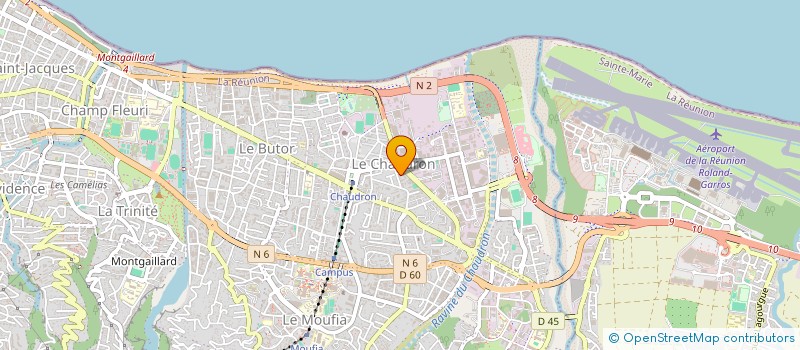 localisation de l'entreprise SCI RUBIS INVEST à SAINT-DENIS
