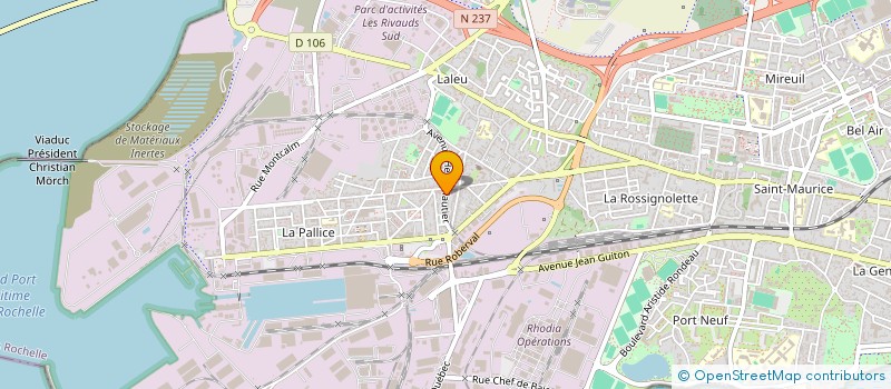 localisation de l'entreprise SCI RUBIY  LA ROCHELLE