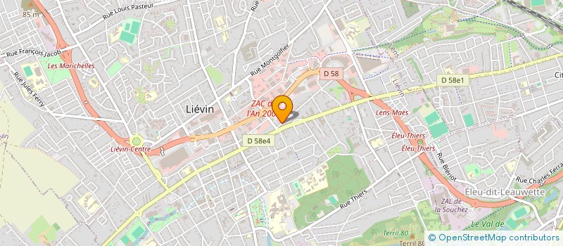 localisation de l'entreprise SCI RUBY  LIEVIN