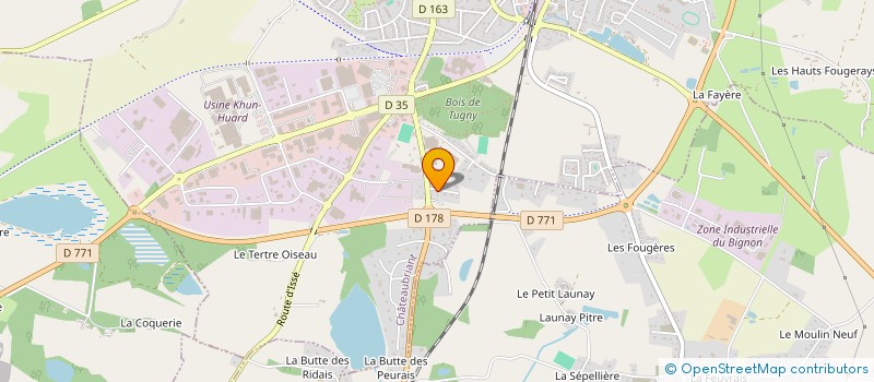 localisation de l'entreprise SCI RUBY CONCEPT  CHATEAUBRIANT