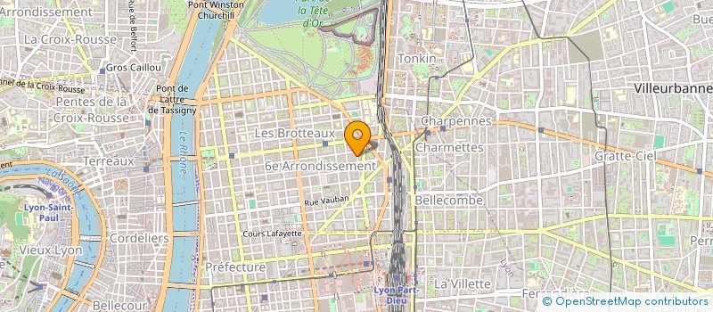 localisation de l'entreprise SCI RUCASH  LYON