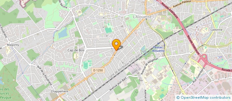 localisation de l'entreprise SCI RUCHE DES GOURMETS  BORDEAUX