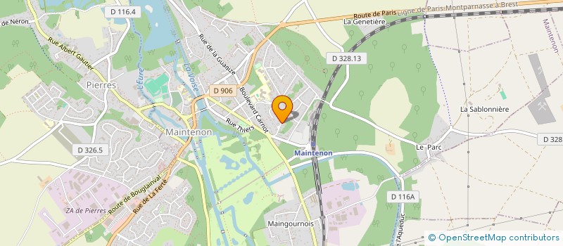 localisation de l'entreprise SCI RUCHLEJMER à MAINTENON
