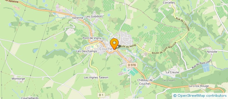 localisation de l'entreprise SCI RUCK BENE  COUCHES