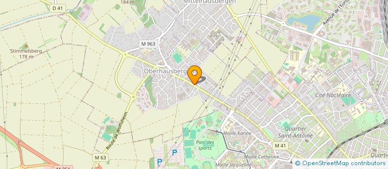 localisation de l'entreprise SCI RUCK SCHMUTZ  OBERHAUSBERGEN