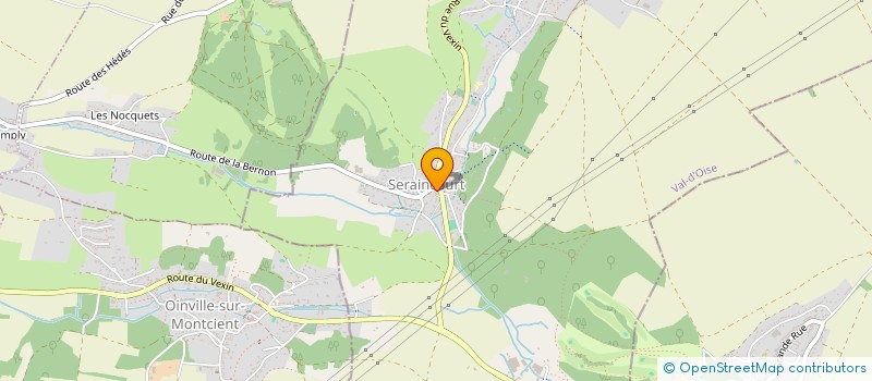 localisation de l'entreprise SCI RUDE  SERAINCOURT