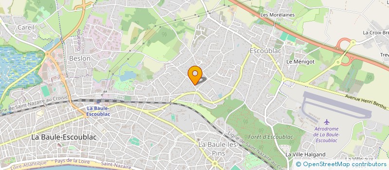 localisation de l'entreprise SCI RUDE  LA BAULE-ESCOUBLAC