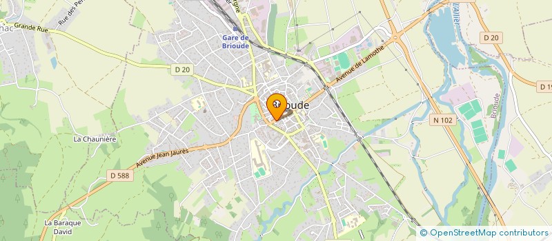 localisation de l'entreprise SCI RUDEAU  BRIOUDE