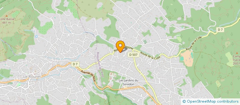 localisation de l'entreprise SCI RUDEL ET FILS à ROQUEFORT-LES-PINS