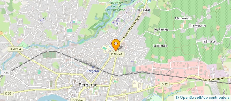 localisation de l'entreprise SCI RUDELIN à BERGERAC