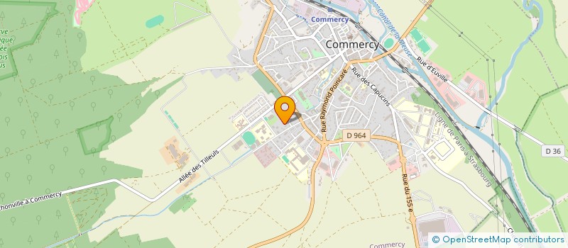 localisation de l'entreprise SCI RUDEROP à COMMERCY