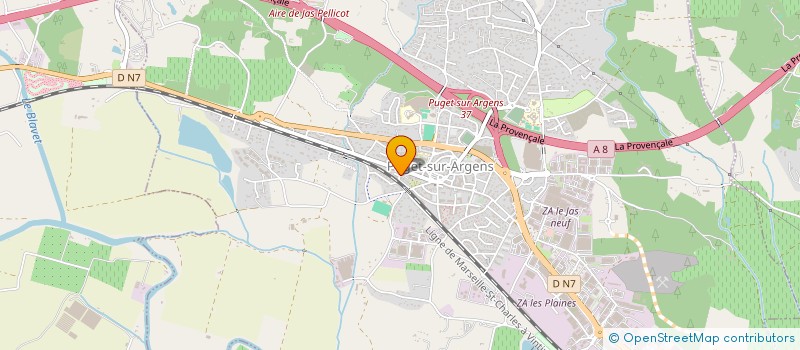 localisation de l'entreprise SCI RUE 39  PUGET-SUR-ARGENS