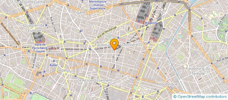 localisation de l'entreprise SCI RUE AMBROISE THOMAS à PARIS