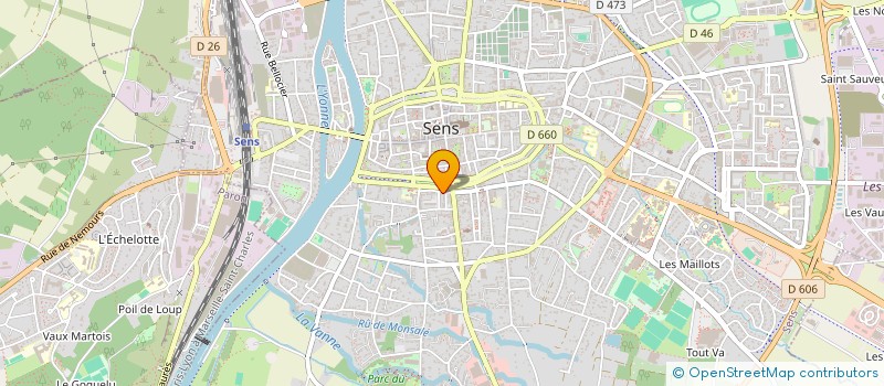 localisation de l'entreprise SCI RUE AUGUSTE MOREL  SENS